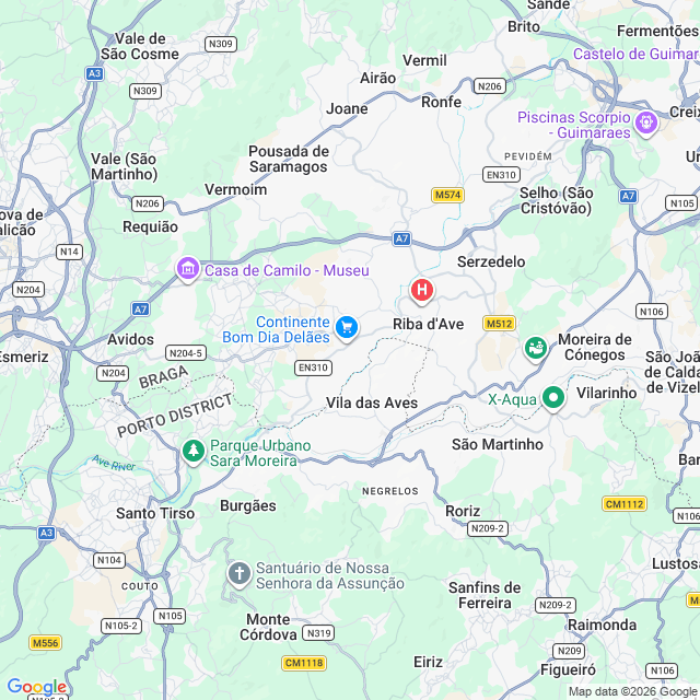 Approximate location