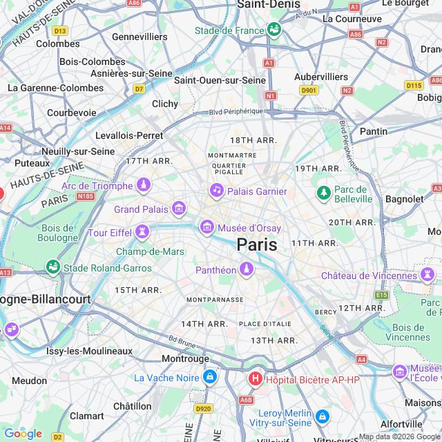 Approximate location