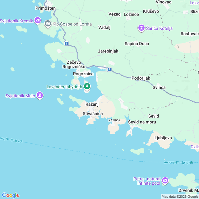 Approximate location
