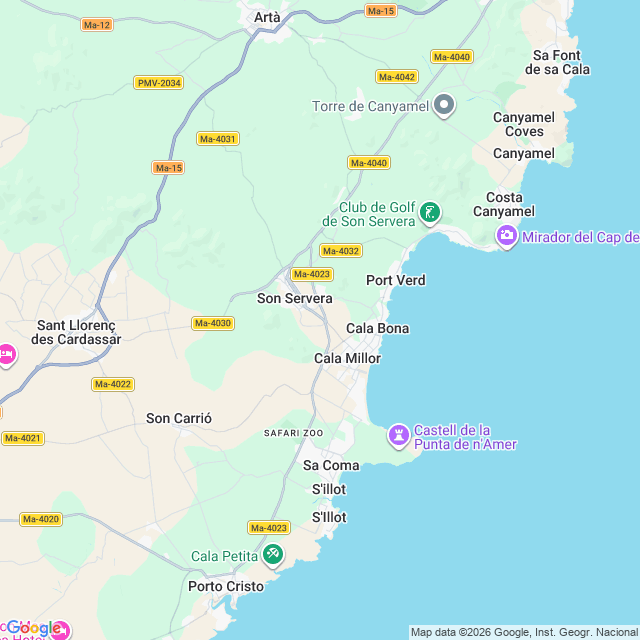 Approximate location