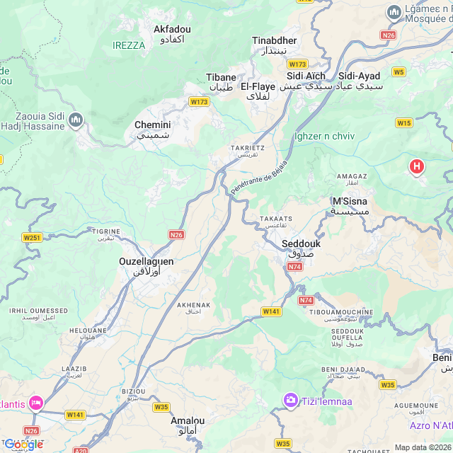 Approximate location